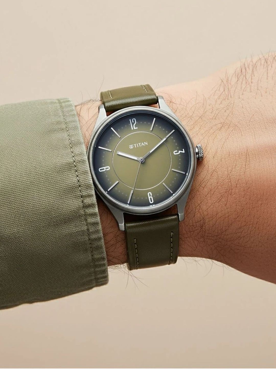 Titan Neo Basics Ii Quartz Leather Strap Analogue Watch - 1802QL05