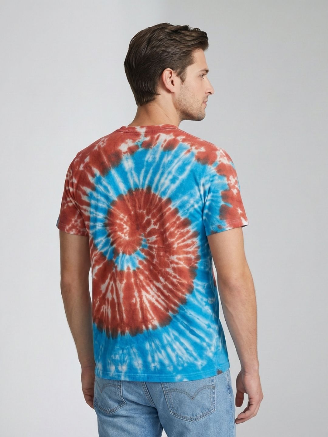 Mokajodi Multicolor Slim Fit Printed T-Shirt