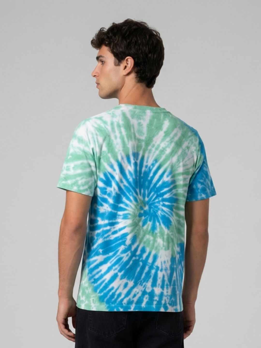Mokajodi Green Slim Fit Printed T-Shirt