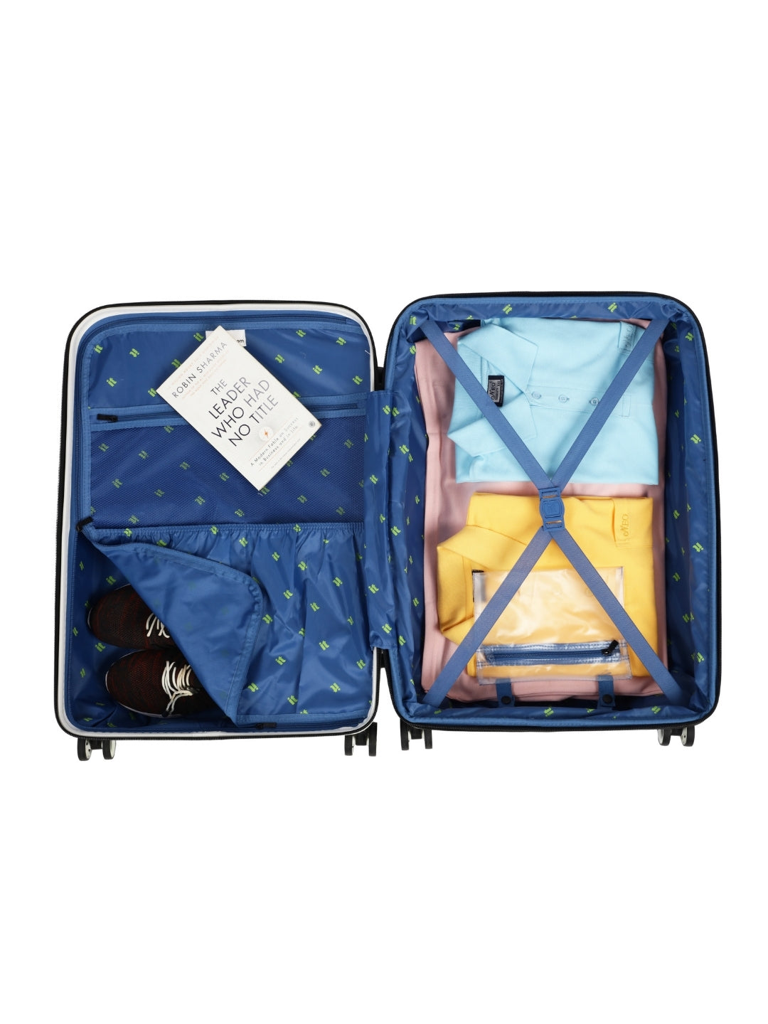 it luggage Convolved Blue Lime Cabin 20 Inches Trolley Bag