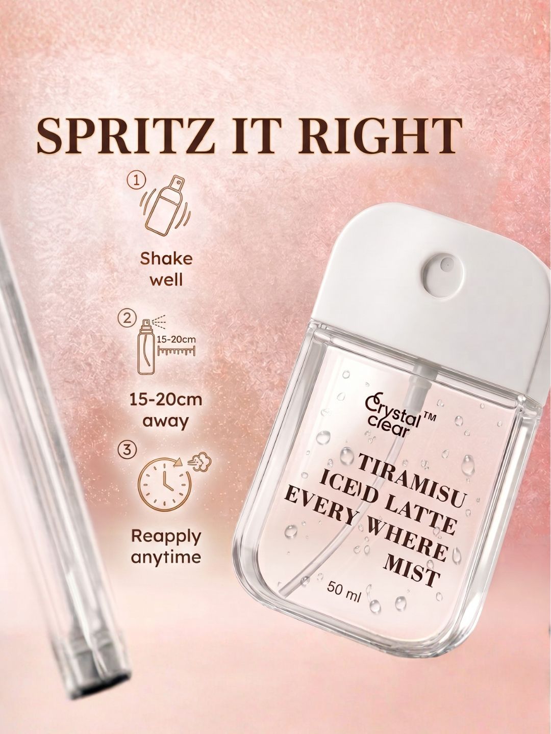 Crystal Clear Tiramisu Iced Latte Everywhere Mist (50 ml)