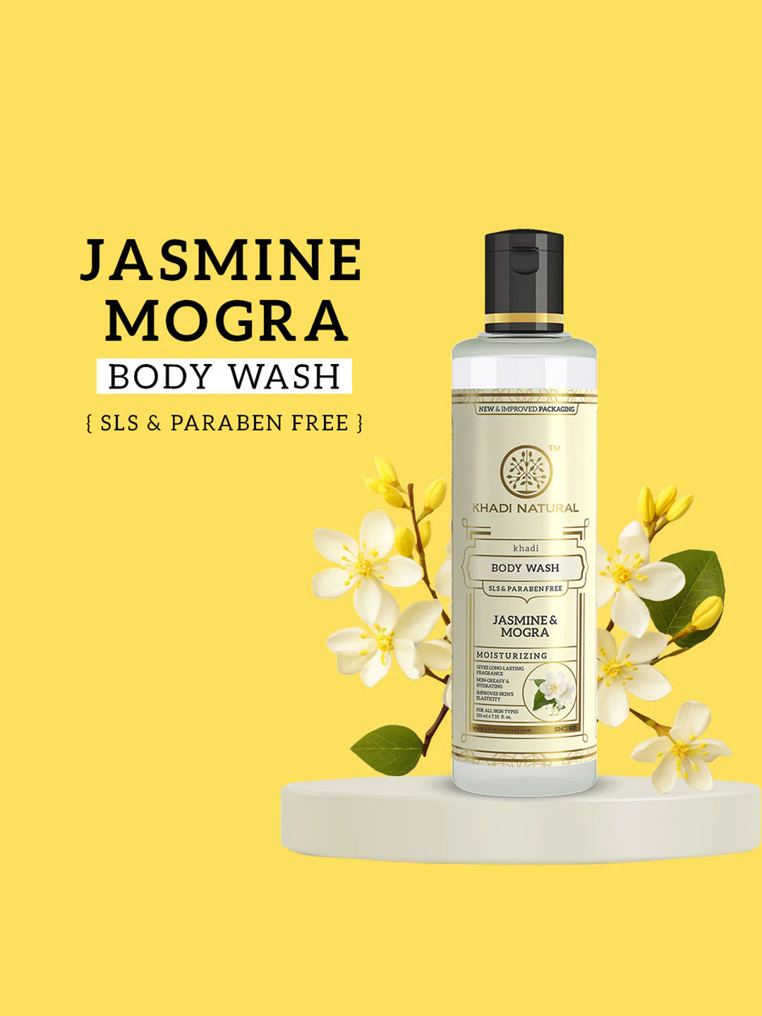 Khadi Natural Jasmine & Mogra Body Wash (210ml)
