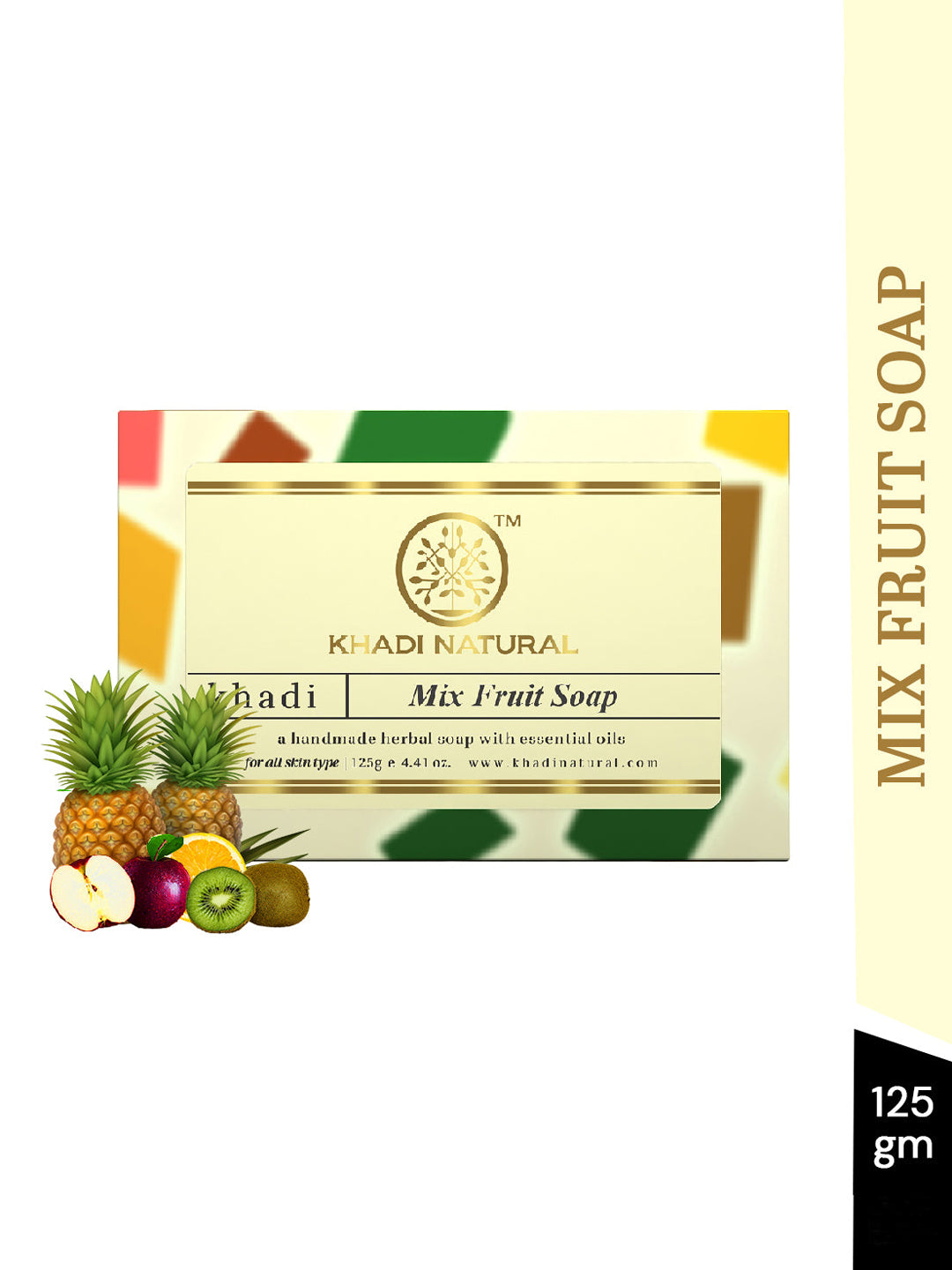 Khadi Natural Mix Fruit Soap (125g)