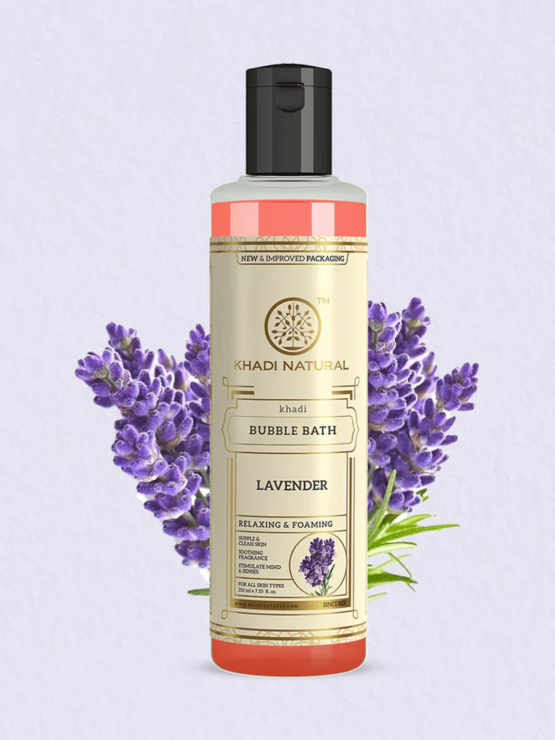 Khadi Natural Lavender Bubble Bath (210ml)