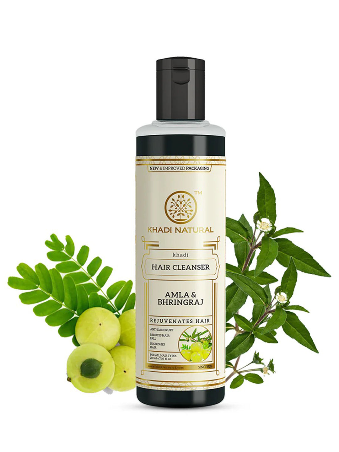 Khadi Natural Amla & Bhringraj Hair Cleanser (210ml)