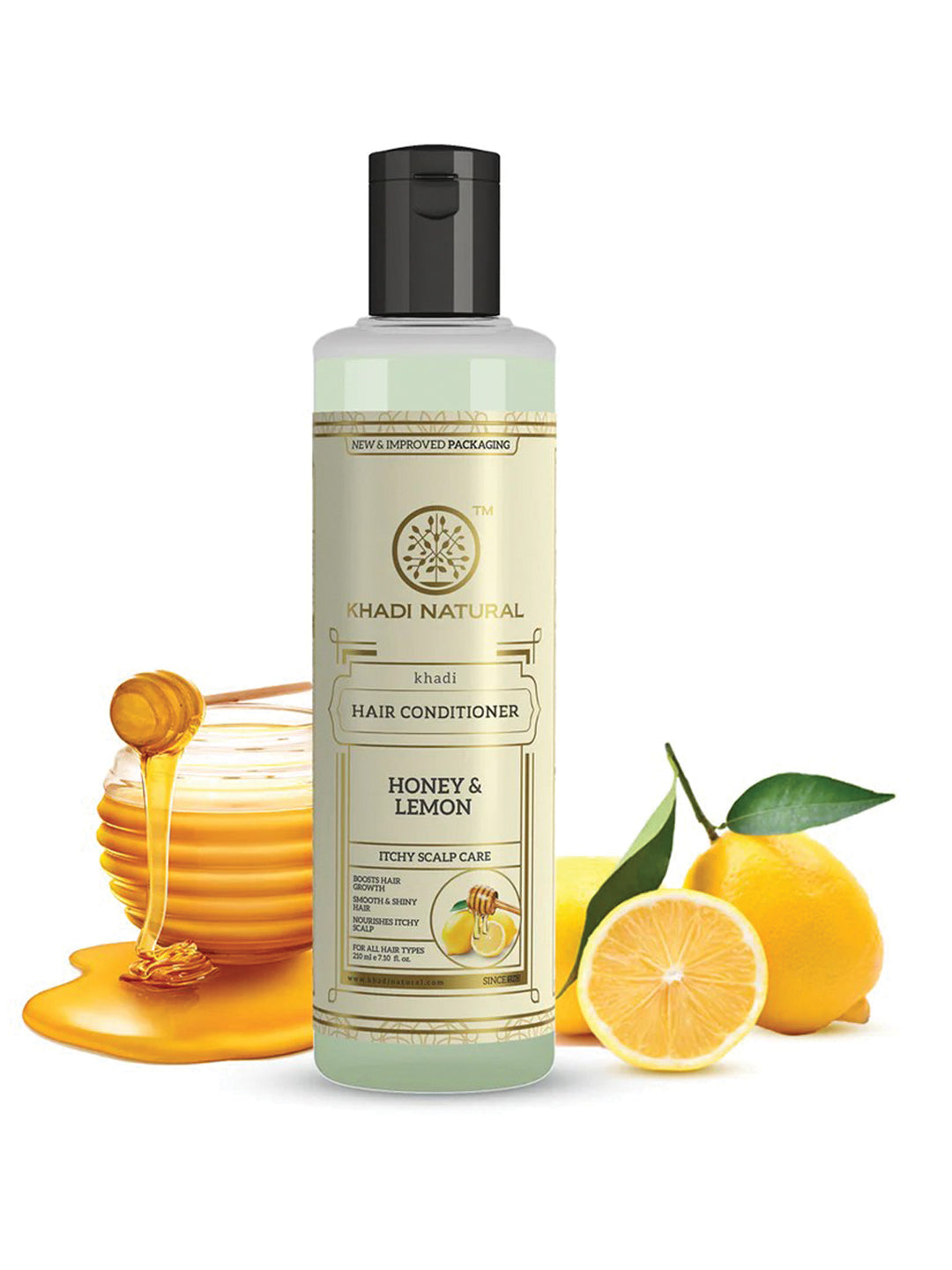 Khadi Natural Honey & Lemon Hair Conditioner (210ml)