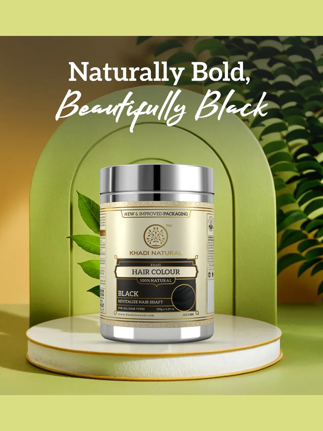 Khadi Natural Black Hair Colour (150g)