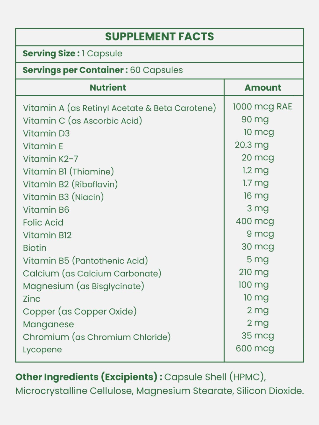 Leeforia Multivitamin for Him 30 Capsules