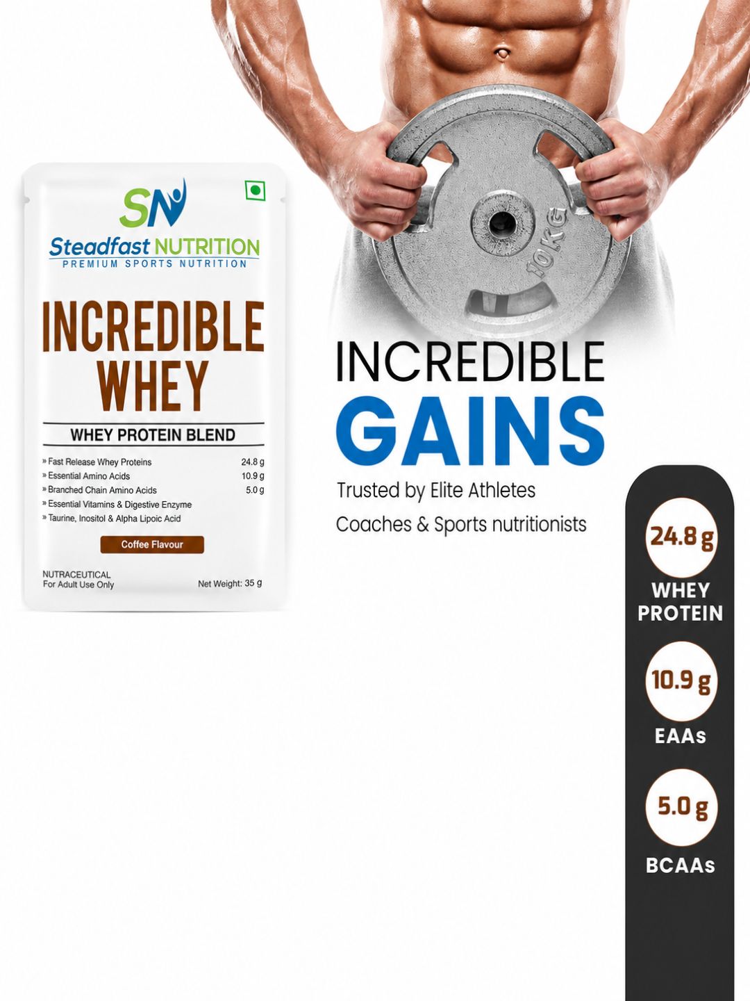 Steadfast Nutrition Incredible Whey Protein