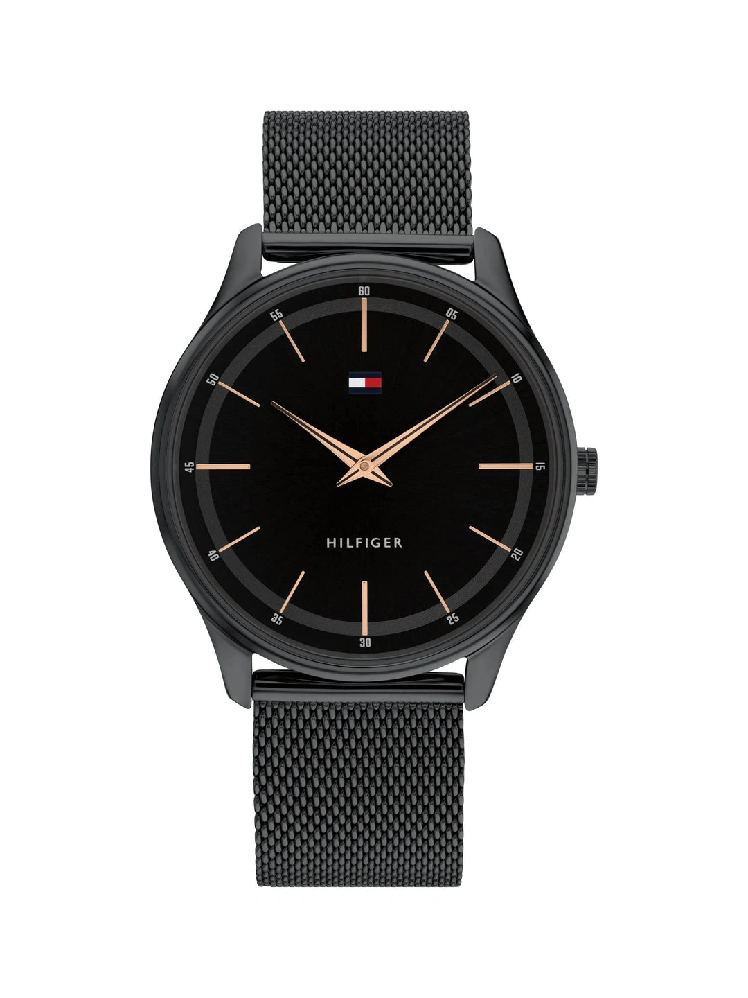 Tommy Hilfiger Round Black Dial Analog Watch - TH1710470