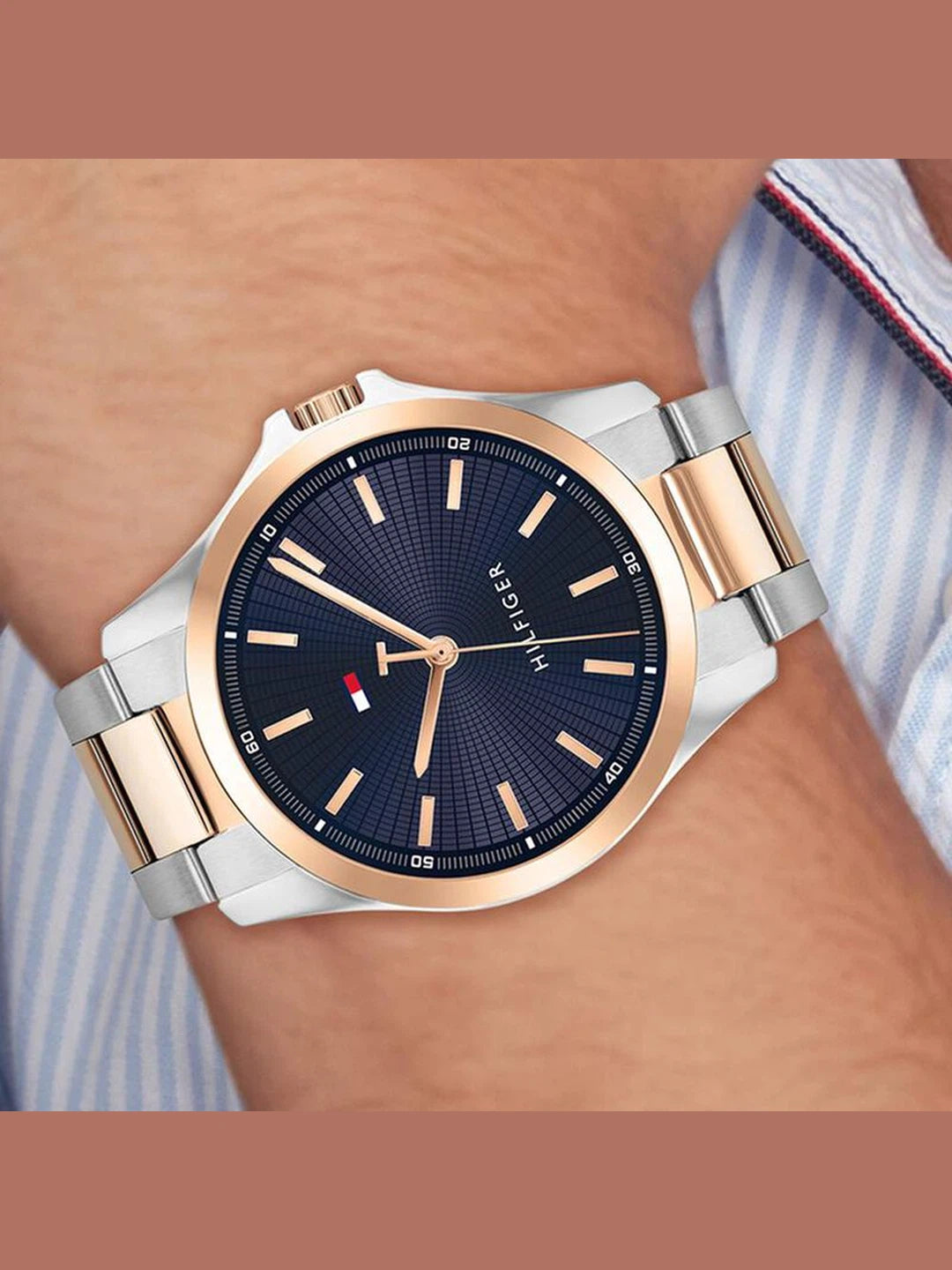 Tommy Hilfiger Round Blue Dial Analog Watch - TH1792193