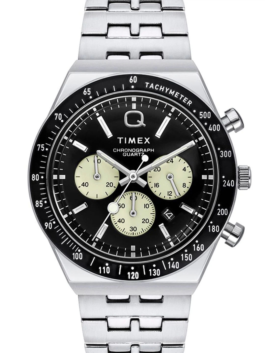 Timex Q Round 21mm Black Dial Analog Watch - TWEG26402