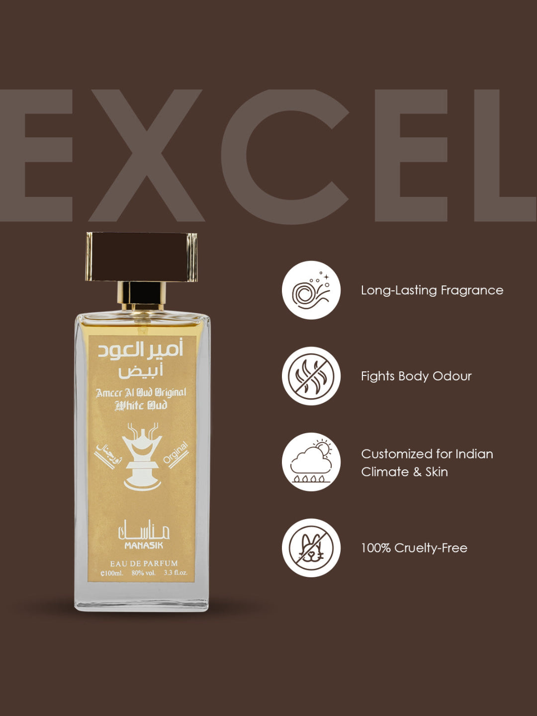 Manasik Ameer Al Oud Original White Oud EDP (100ml)