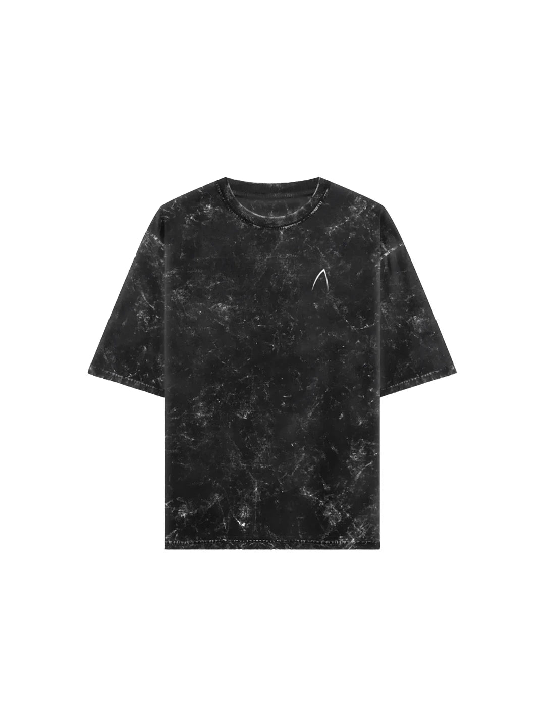 Arya Black Oversized Zodiac Aries Print Half Sleeve Cotton T-Shirt