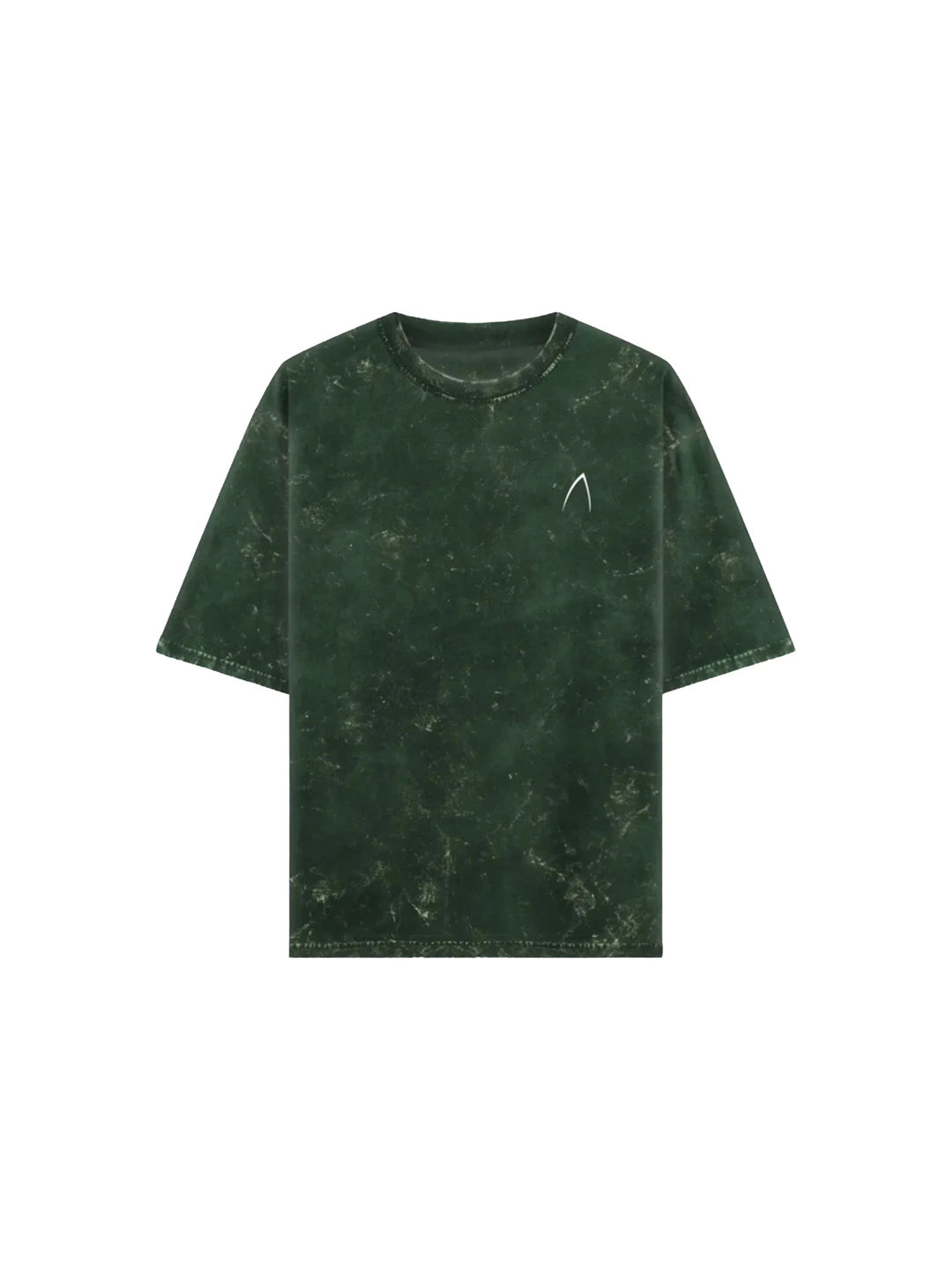 Arya Bottle Green Oversized Zodiac Capricorn Print Half Sleeve Cotton T-Shirt