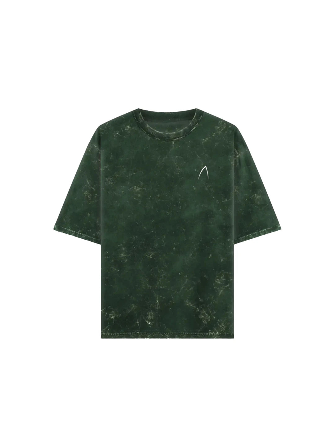Arya Bottle Green Oversized Zodiac Leo Print Half Sleeve Cotton T-Shirt