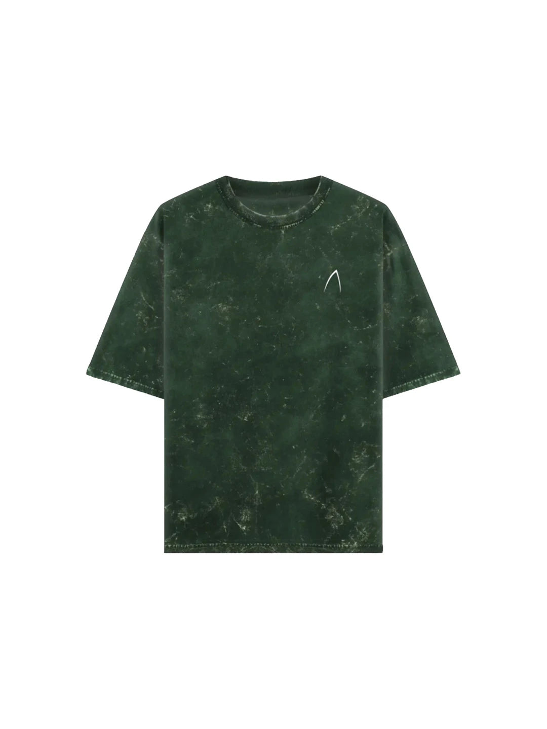Arya Bottle Green Oversized Zodiac Sagittarius Print Half Sleeve Cotton T-Shirt