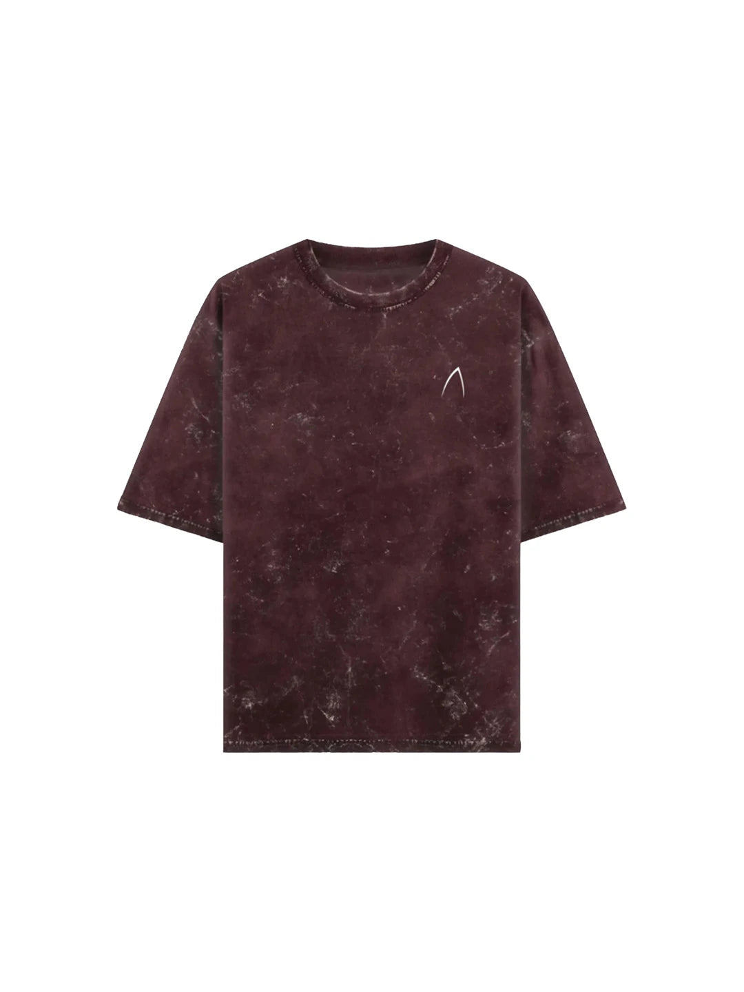 Arya Maroon Oversized Zodiac Scorpio Print Half Sleeve Cotton T-Shirt