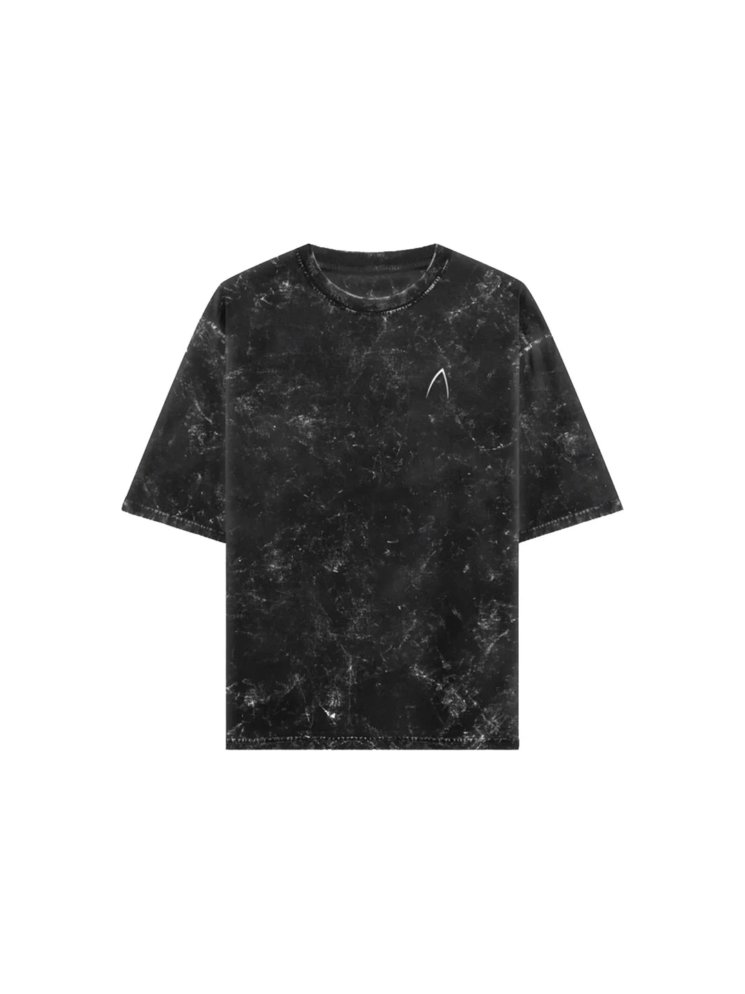 Arya Black Oversized Zodiac Taurus Print Half Sleeve Cotton T-Shirt