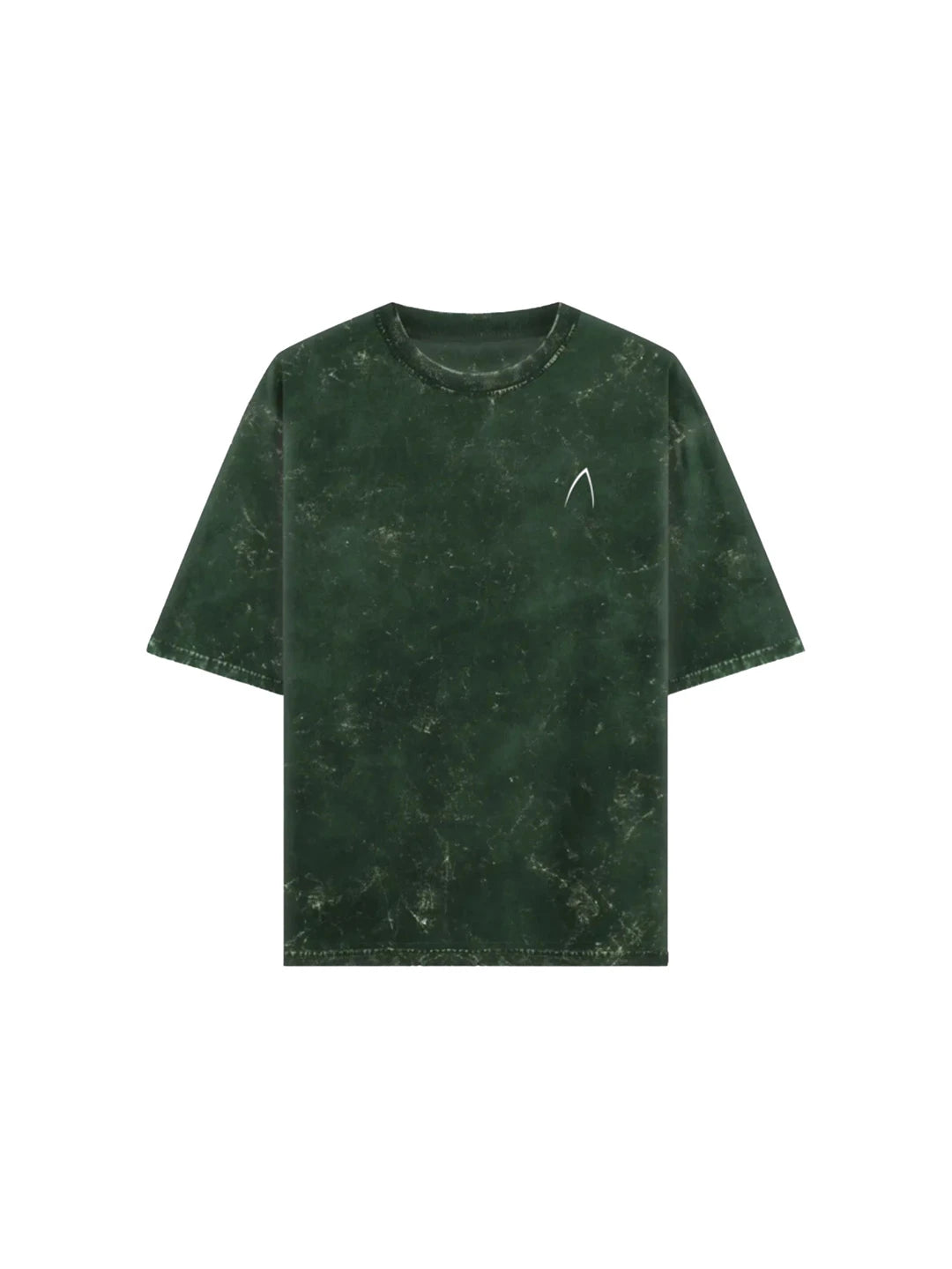 Arya Bottle Green Oversized Zodiac Taurus Print Half Sleeve Cotton T-Shirt
