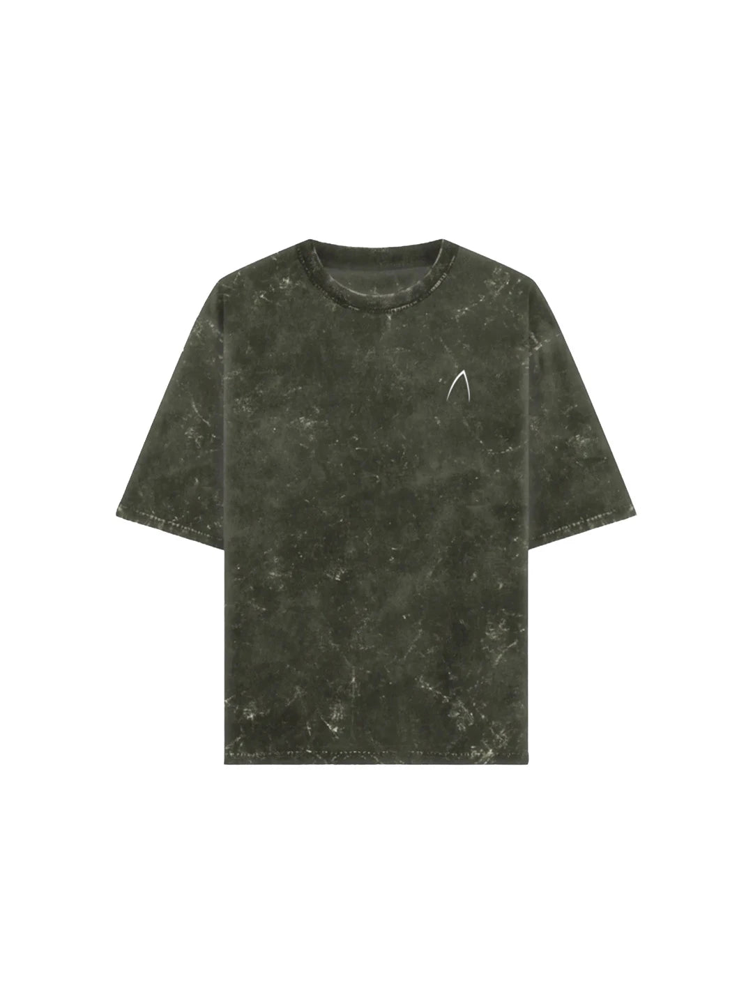 Arya Olive Green Oversized Zodiac Taurus Print Half Sleeve Cotton T-Shirt