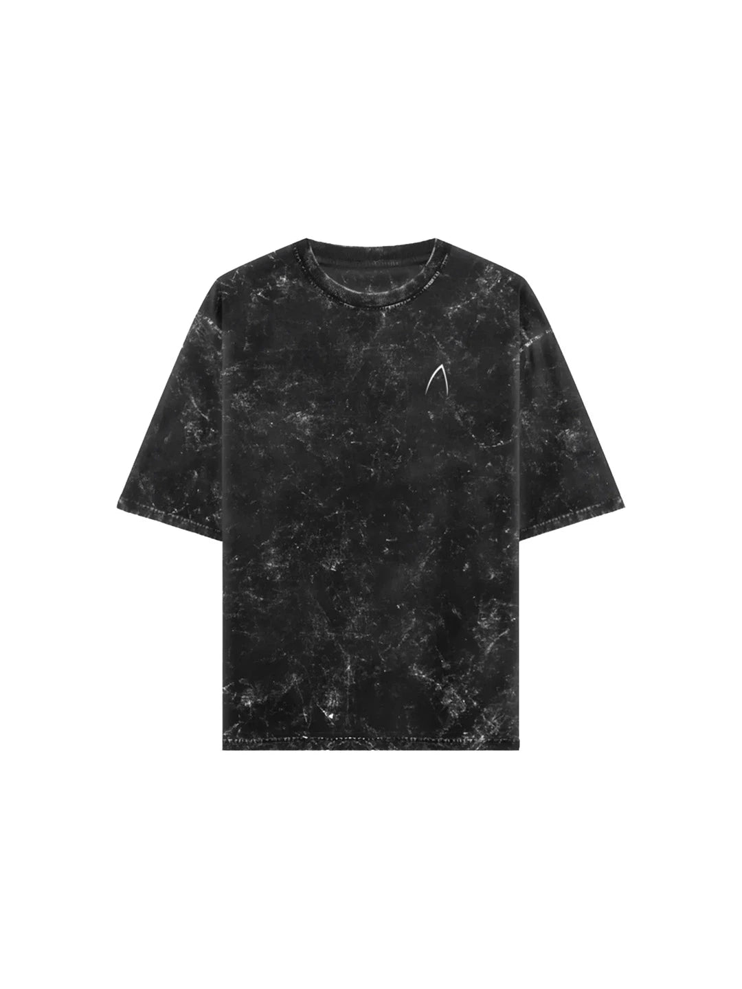 Arya Black Oversized Zodiac Virgo Print Half Sleeve Cotton T-Shirt