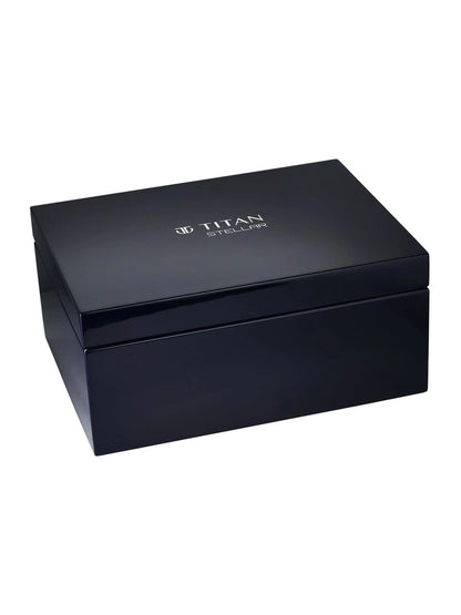 Titan Round Analog Watch - 10008TL01