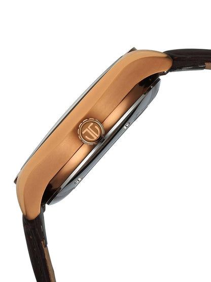 Titan Stellar Automatic Motion Leather Strap Watch - 10051QL01
