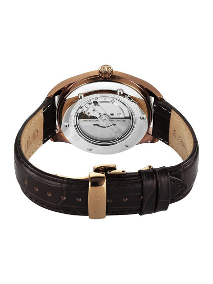 Titan Stellar Automatic Motion Leather Strap Watch - 10051QL01