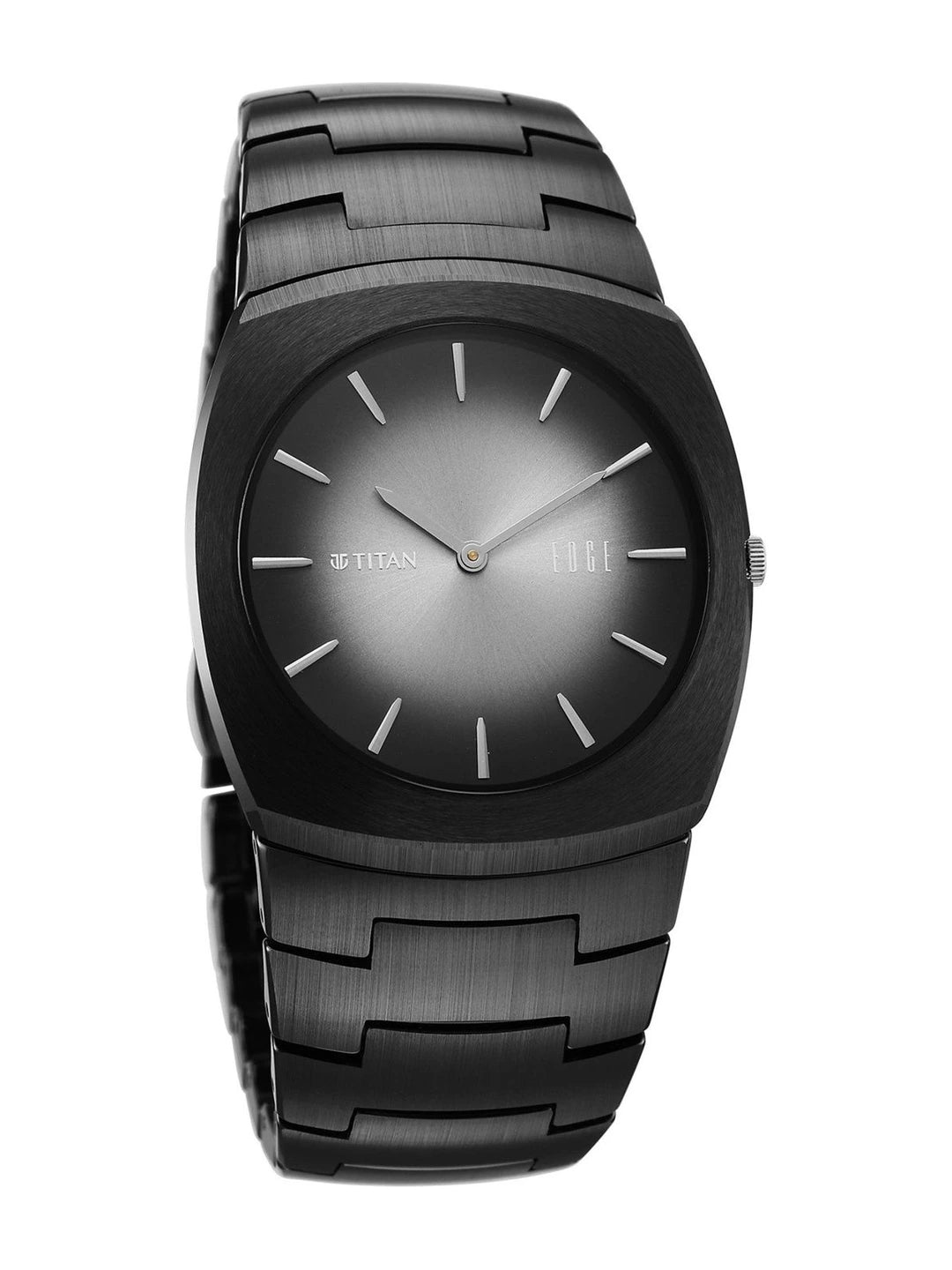 Titan Edge Fumage Analog Black Dial Watch - 10055NC01