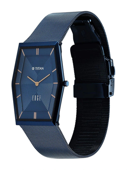 Titan Edge Whimsey Blue Quartz Analog Watch - 10056QM02