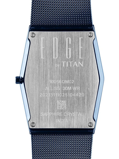 Titan Edge Whimsey Blue Quartz Analog Watch - 10056QM02