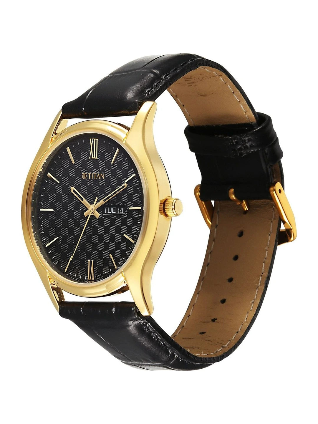 Titan Karishma Black Dial Quartz Analog Watch - 10059YL01