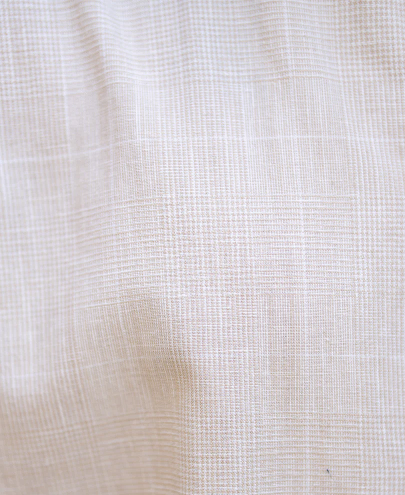 Powerlook Beige Lightweight Linen Co-Ord Set