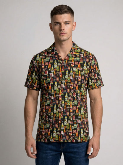 Mokajodi Multicolor Boxy Fit Printed Casual Shirt