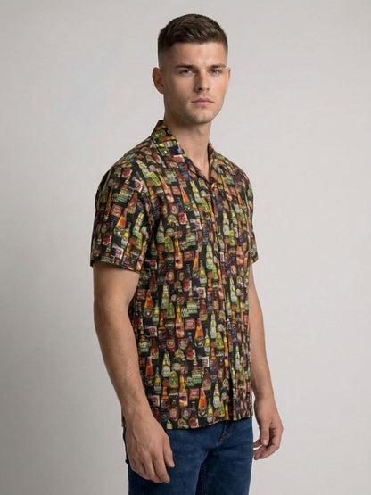 Mokajodi Multicolor Boxy Fit Printed Casual Shirt