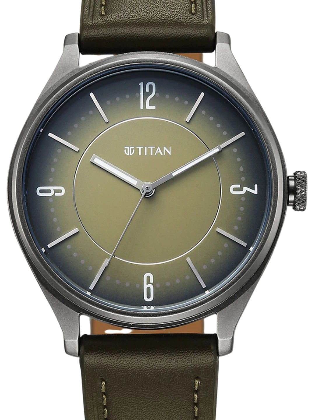 Titan Neo Basics Ii Quartz Leather Strap Analogue Watch - 1802QL05