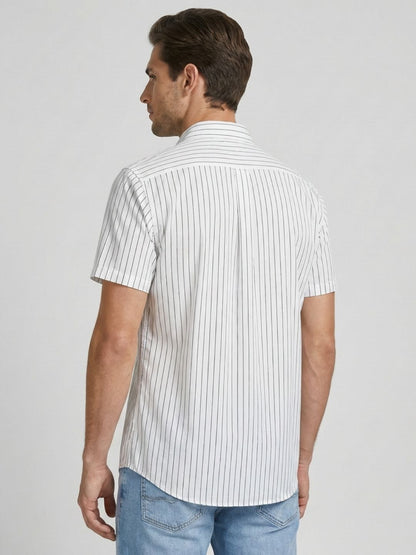 Mokajodi Stripe Slim Fit Striped Casual Shirt
