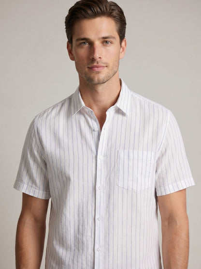 Mokajodi Stripe Slim Fit  Striped Casual Shirt