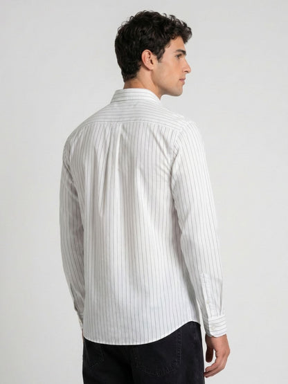 Mokajodi Stripe Slim Fit Striped Casual Shirt