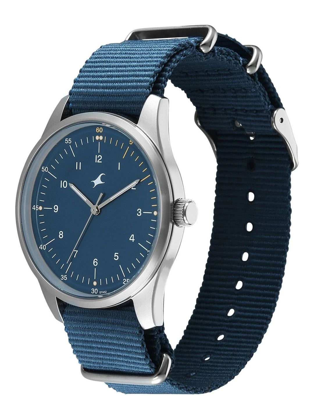 Fastrack Stunners Quartz Analog Blue Dial & Blue Nylon Strap Watch - 38214SP01