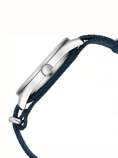 Fastrack Stunners Quartz Analog Blue Dial & Blue Nylon Strap Watch - 38214SP01