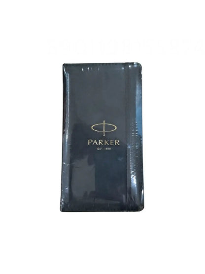 Parker Aster Matte Black Gold Trim Rollerball Pen Medium Nib With Notebook