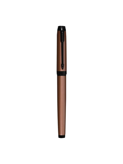 Parker Ambient Rose Gold Black Trim Ballpoint Pen Medium Nib