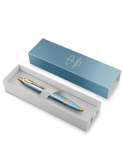 Parker IM Green Gradient Gold Trim Ballpoint Pen Medium Nib