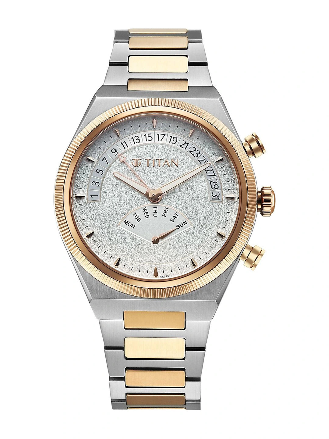 Titan Classique Micromotors Quartz Round Dial Analog Watch - 90180KM01