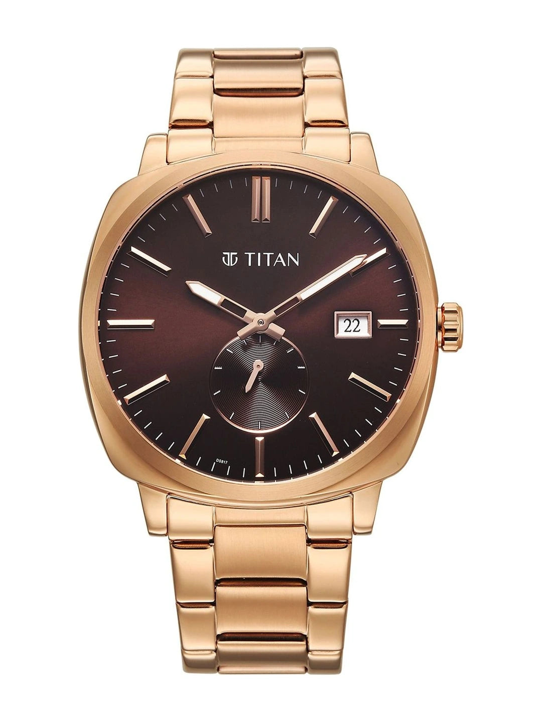Titan Classique Suave 2.0 Analog Brown Dial Watch - 90189WM01