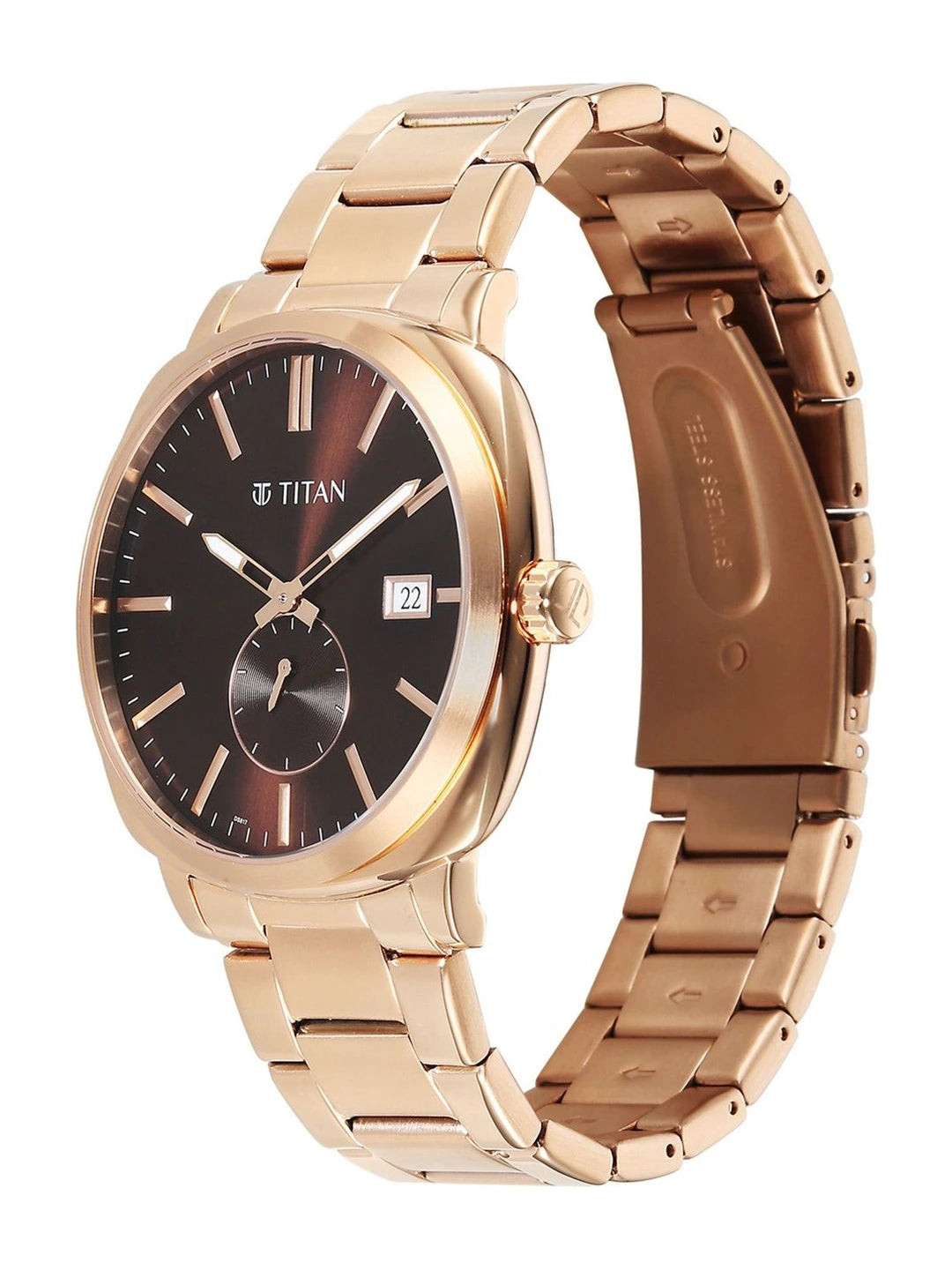 Titan Classique Suave 2.0 Analog Brown Dial Watch - 90189WM01