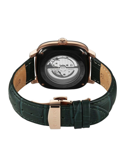 Titan Vintage Concealed Automatic Analog Green Dial Watch - 90225KL01