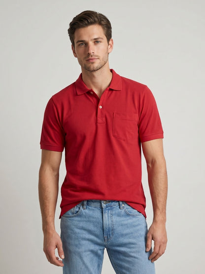 Mokajodi Red Slim Fit  T-Shirt